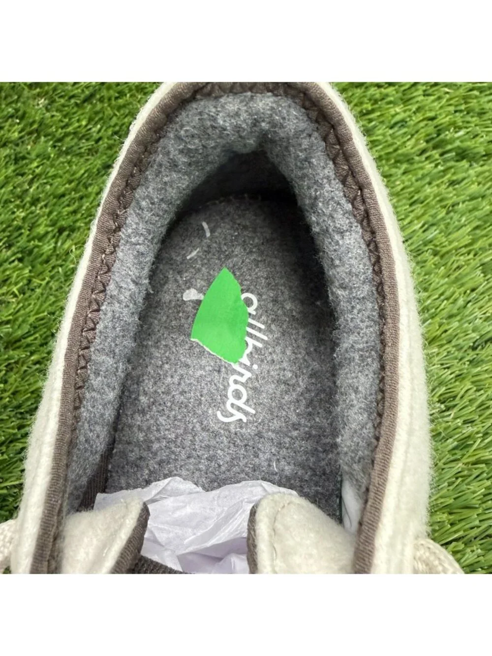 Allbirds Wool Runner Go Womens Size 6.5 Ivory Athletic Running Shoes Sneakers